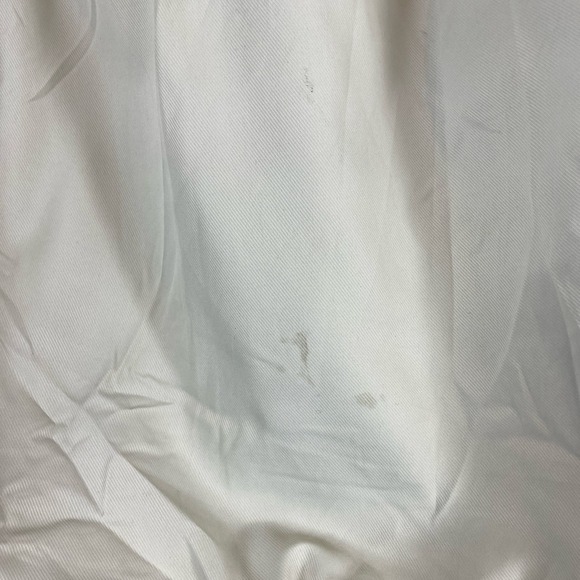 ALL SAINTS Anderson Sheepskin Leather Zip Front Biker Jacket White Size Small - Picture 11 of 16